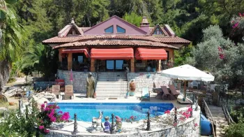 Faralya sea view private home in Fethiye for sale